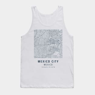 mexico city simple map Tank Top